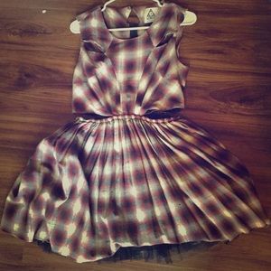 UNIF kickflip plaid kick flip dress RARE SOLD OUT